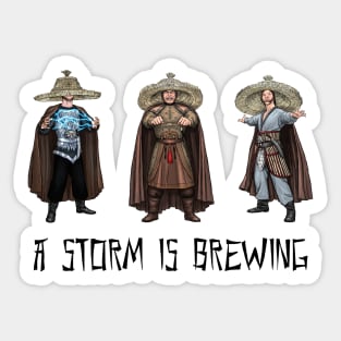 3 Storms - A Storm Is Brewing - Big Trouble in Little China 1986 Sticker